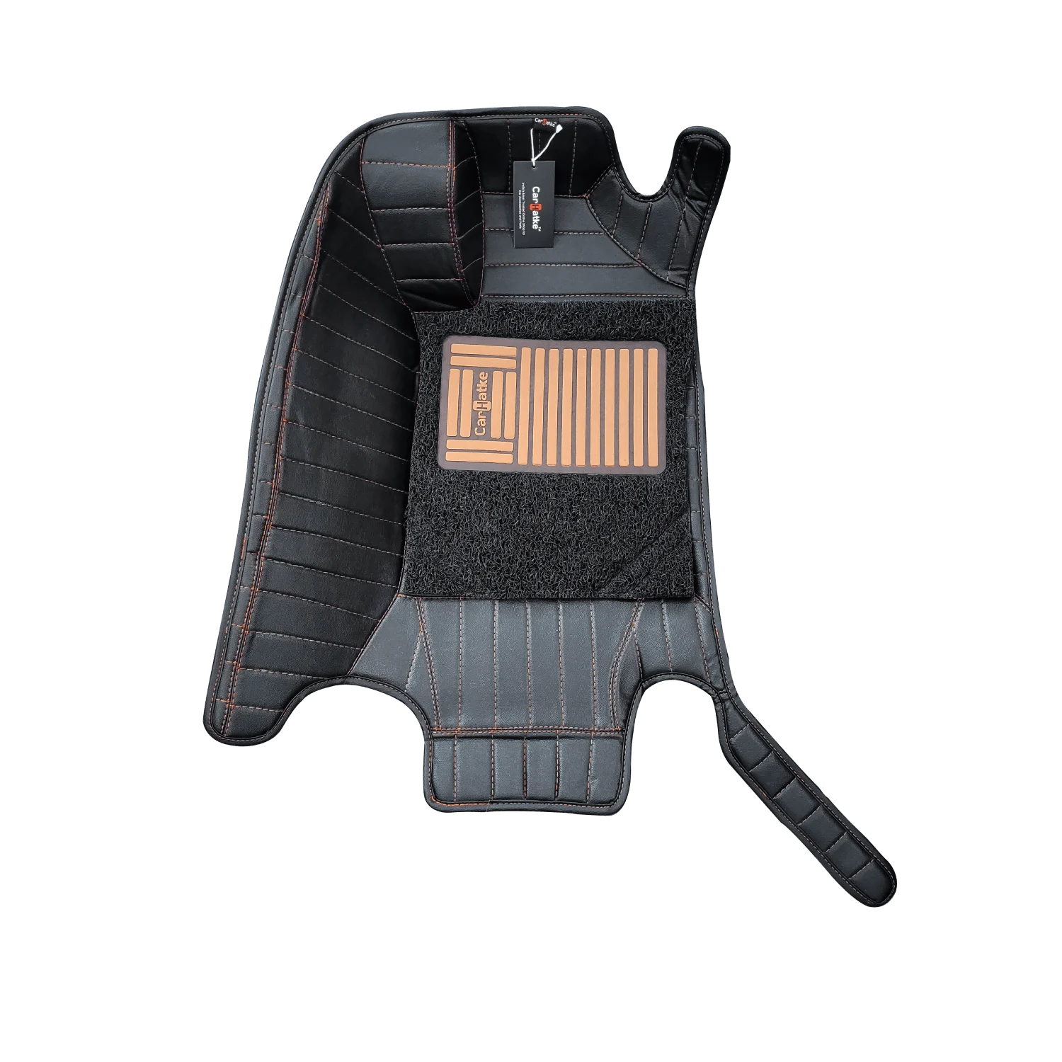 Carhatke 9D Luxury Car Foot Mats For MG Gloster 2020 Onwards - Black