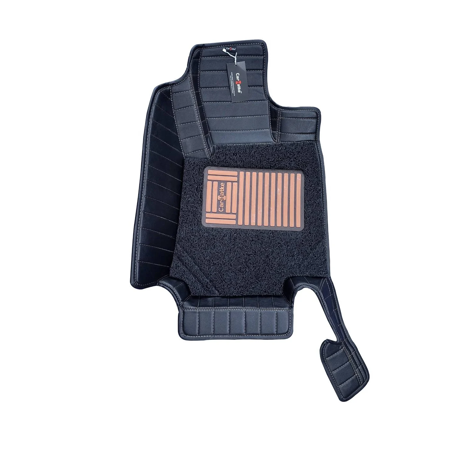 Carhatke Mahindra Scorpio N 7 Seater 2022 Onwards 7D Leatherette Car Floor Mats Black