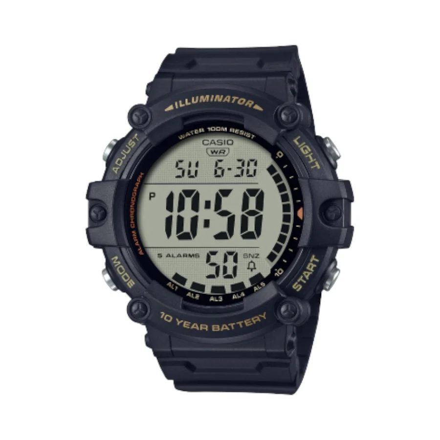 Casio AE-1500WHX-1AVDF Digital Wristwatch Black Resin Band