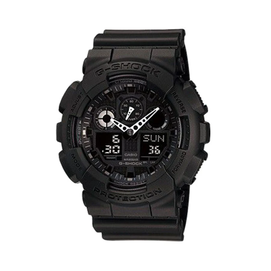 Casio Mens GA-100-1A1DR G-Shock Anadigital Watch