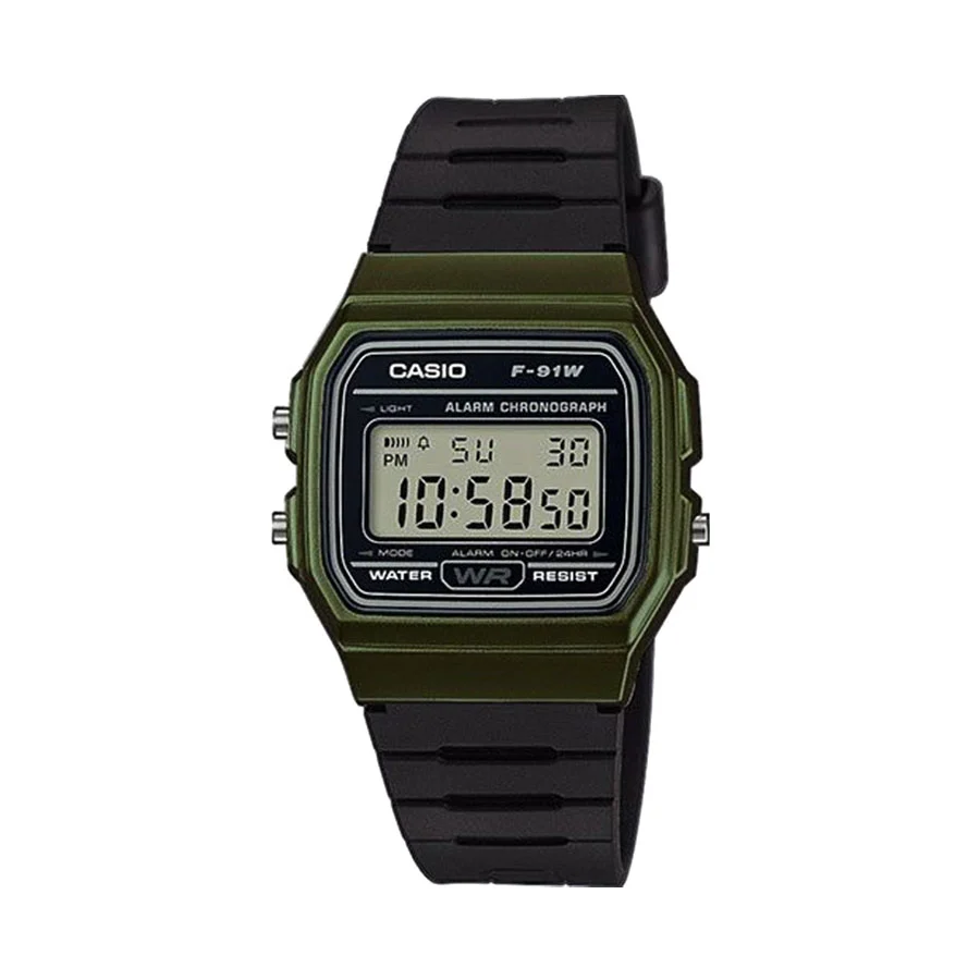 Casio Retro Mens WR – F-91WM-3ADF