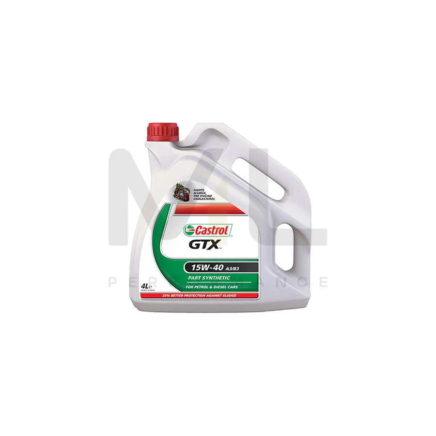 Castrol GTX Engine Oil - 15W-40 - 4ltr