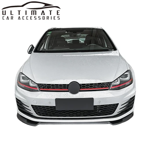 Front Bumper Lip Splitter For VW Golf MK7 R / MK7 GTI