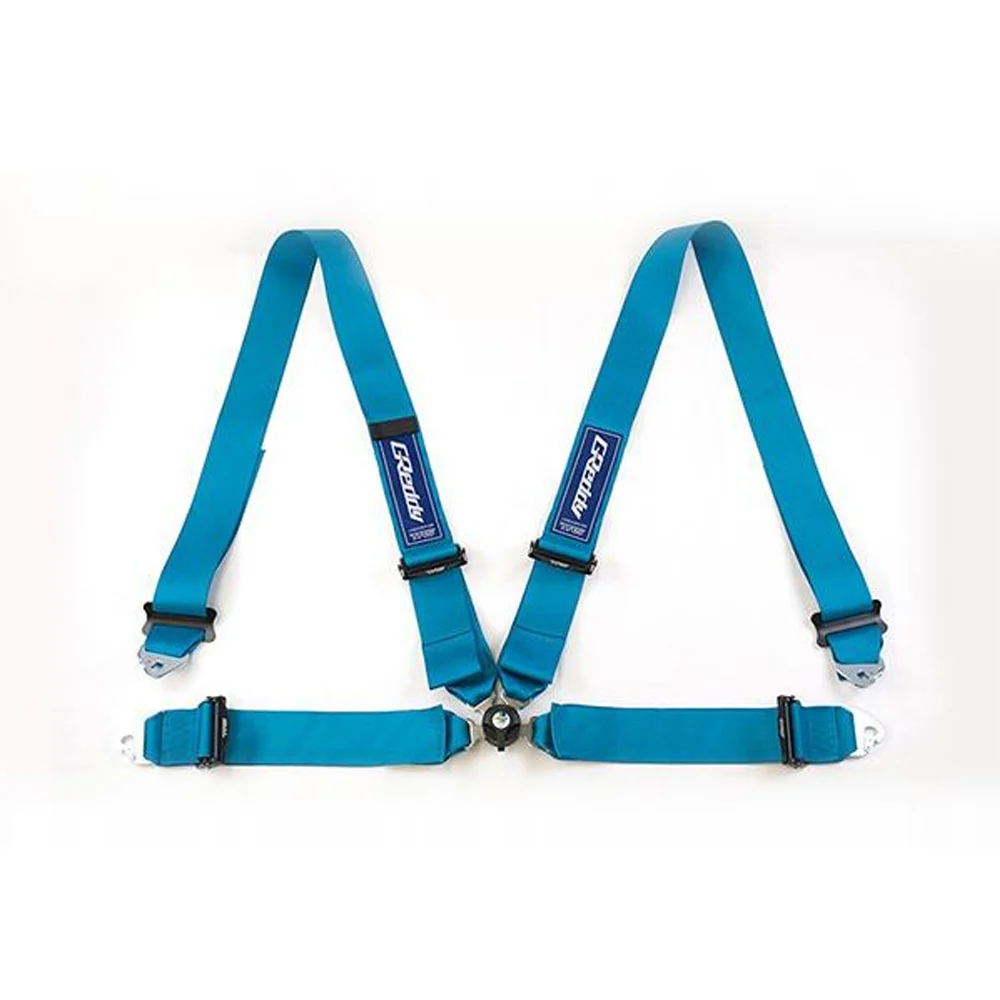 GREDDY X TRS RACING HARNESS 3INC 4PT LH MIAMI BLUE
