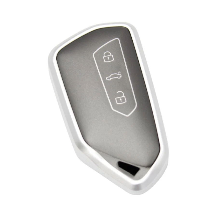 Hardshell Key Cover Suitable to fit VW Golf Mk8 (Grey)