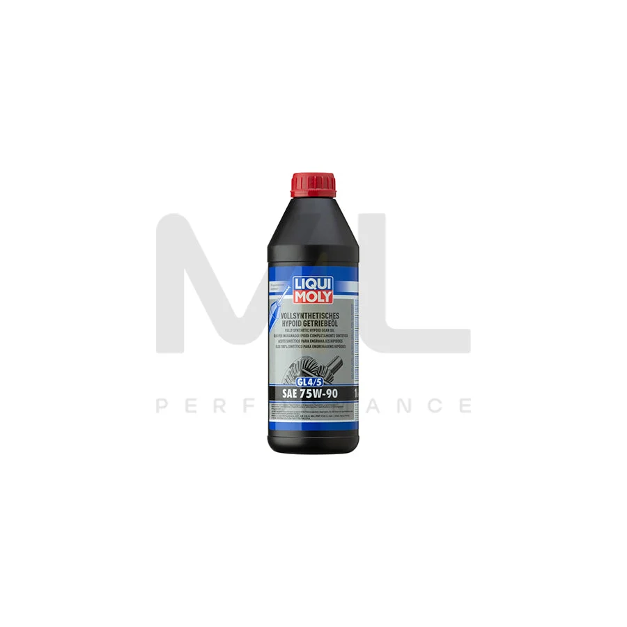 Liqui Moly Fully Synthetic Hypoid Gear Oil GL4 /5 75W 90 1l