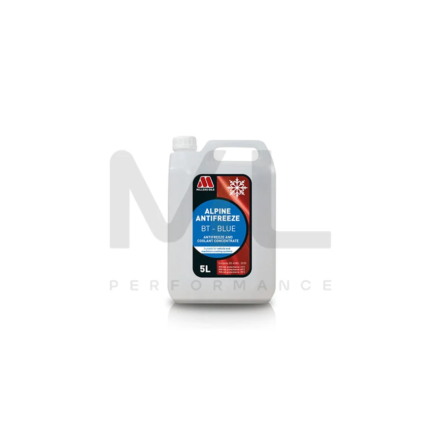 Millers Oils 5359GYA Alpine Antifreeze/ Coolant BT Blue Concentrate 5l