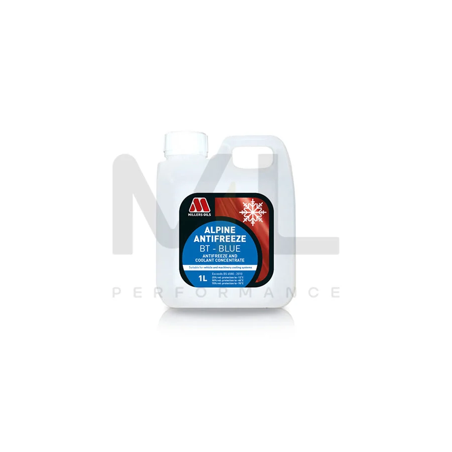 Millers Oils 5359JBB Alpine Antifreeze/ Coolant BT Blue Concentrate 1l