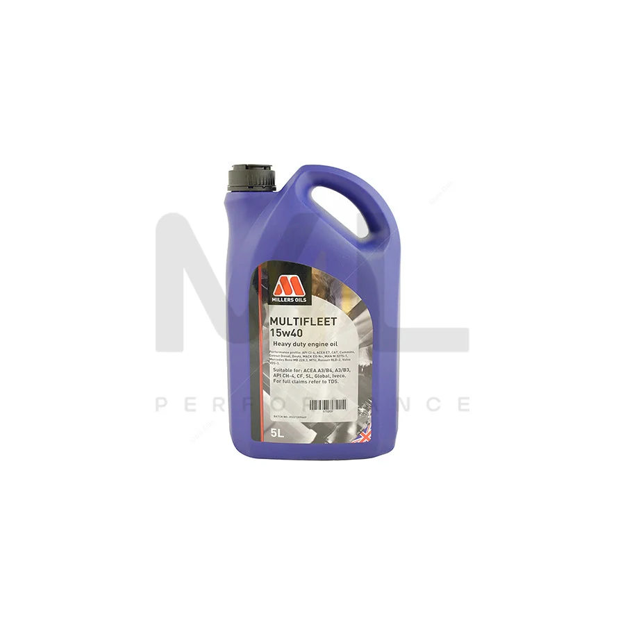 Millers Oils 5752GB Multifleet 15w-40 Mineral Heavy Duty Engine Oil 5l