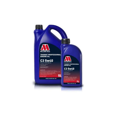 Millers Oils 6124FA Trident Professional C3 5W-40 Fully Synthetic Engine Oil 20l