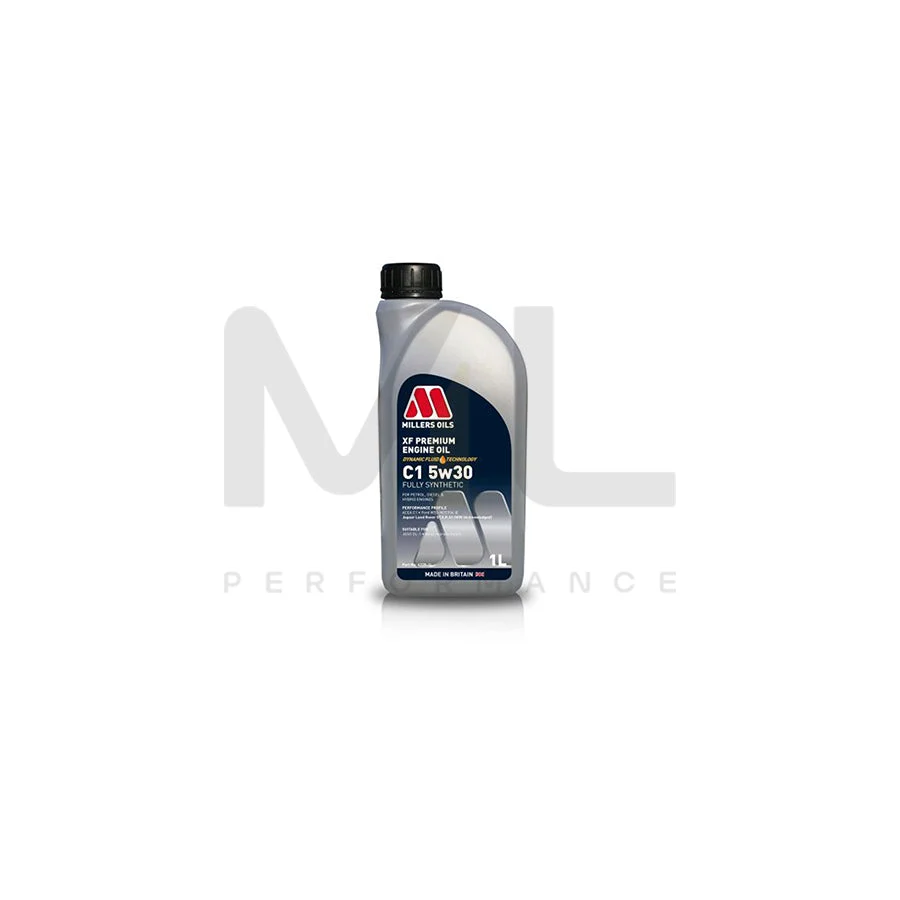 Millers Oils 6228JE XF Premium C1 5W-30 Fully Synthetic Engine Oil 1l