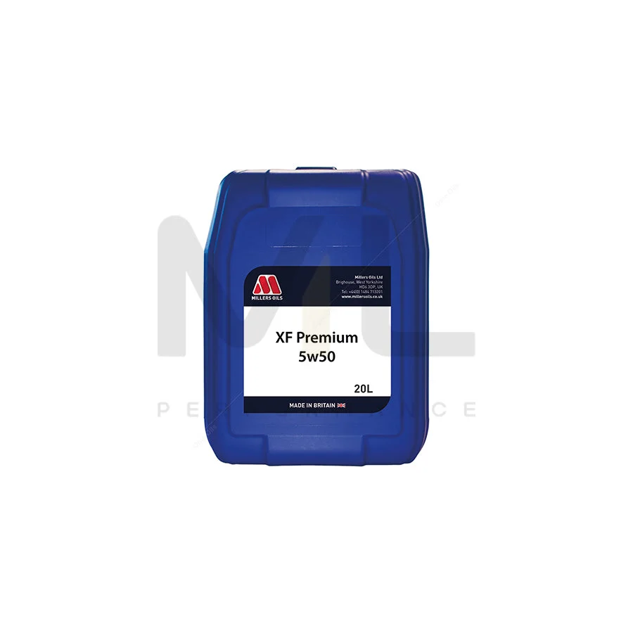 Millers Oils 7726FJ XF Premium 5W-50 Fully Synthetic Engine Oil 20l
