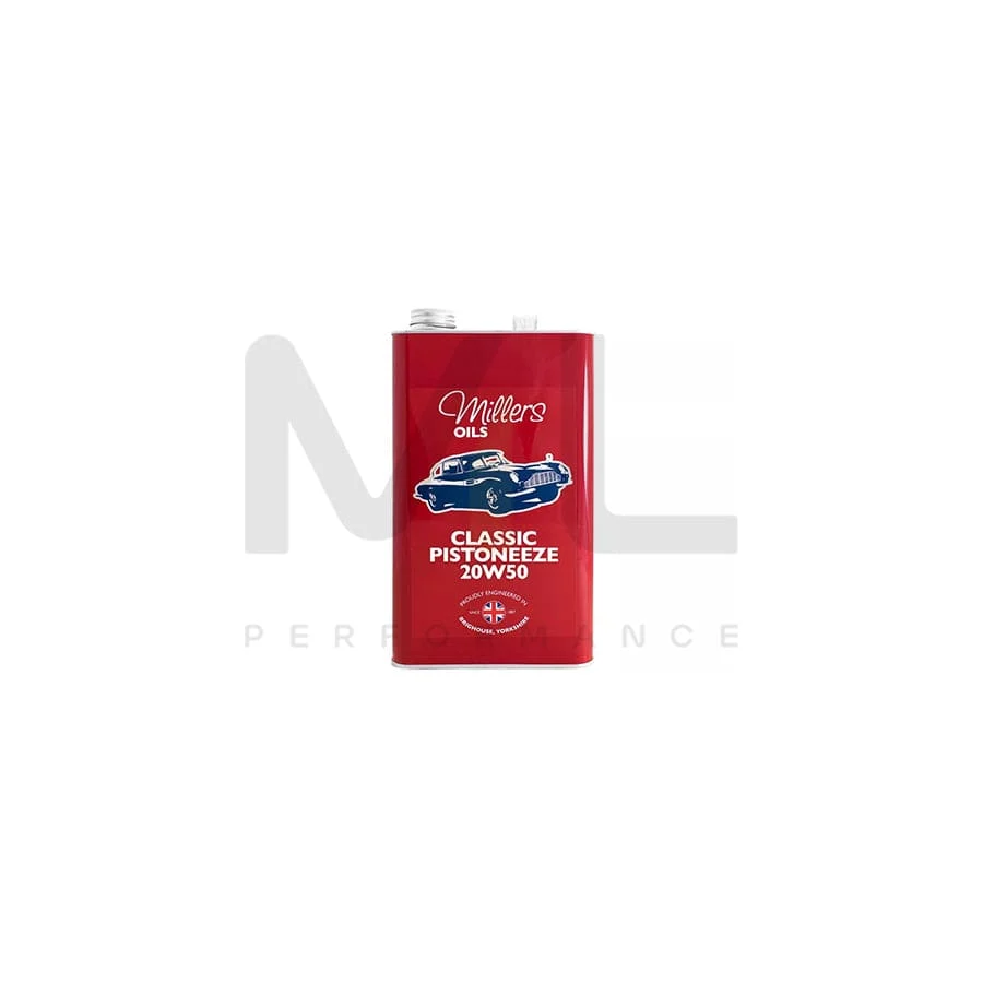 Millers Oils 7913GCT Classic Pistoneeze 20W-50 Mineral Engine Oil 5l