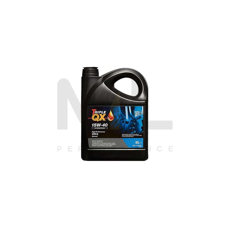TRIPLE QX 15W-40 Mineral Engine Oil - 5Ltr