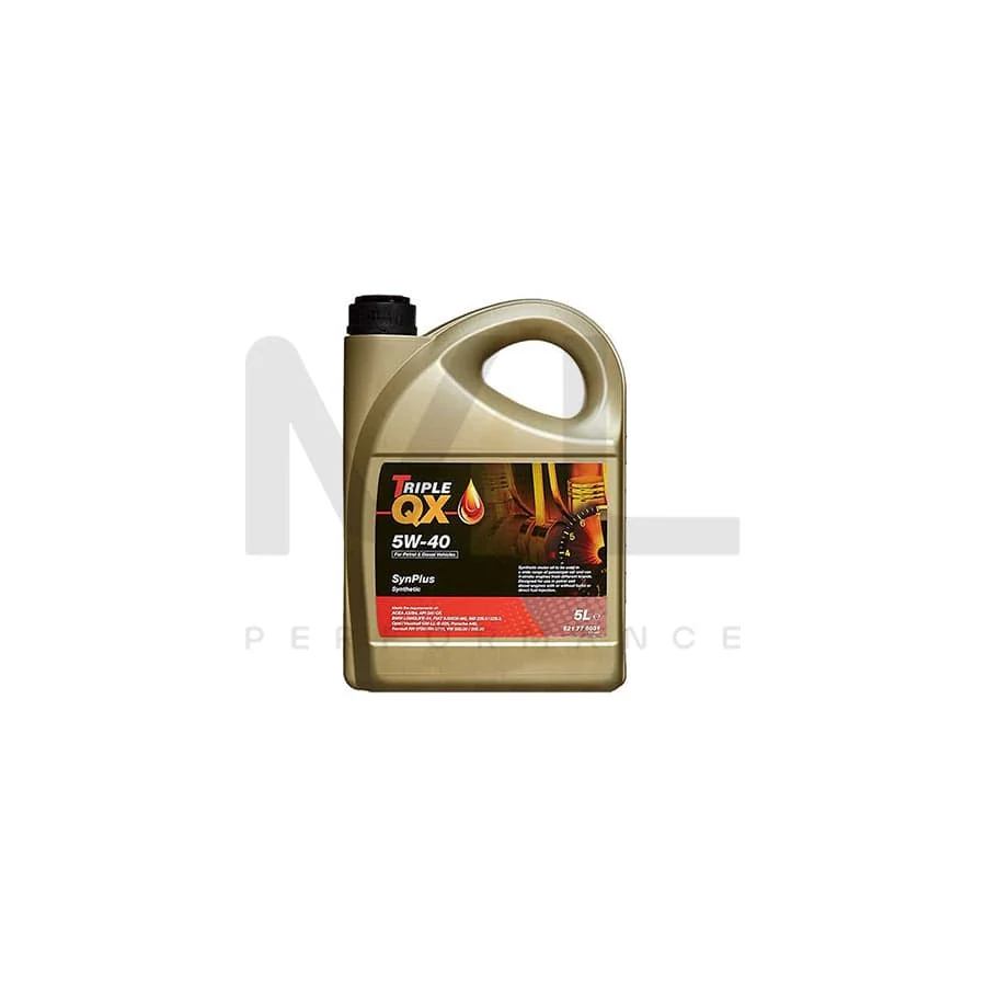 TRIPLE QX Fully Synthetic Engine Oil 5W-40 A3 /B4 - 5Ltr