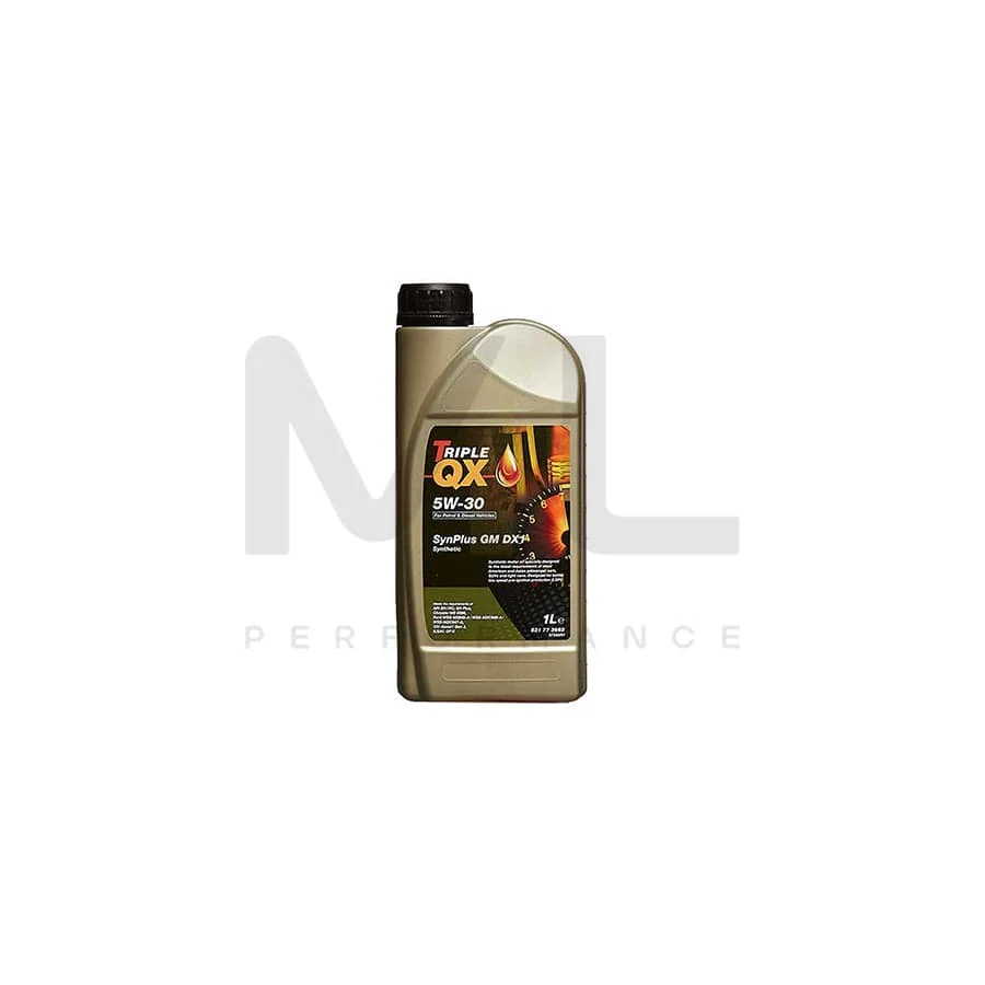 TRIPLE QX SynPlus Engine Oil 5W-30 GM Dexos1 - 1Ltr