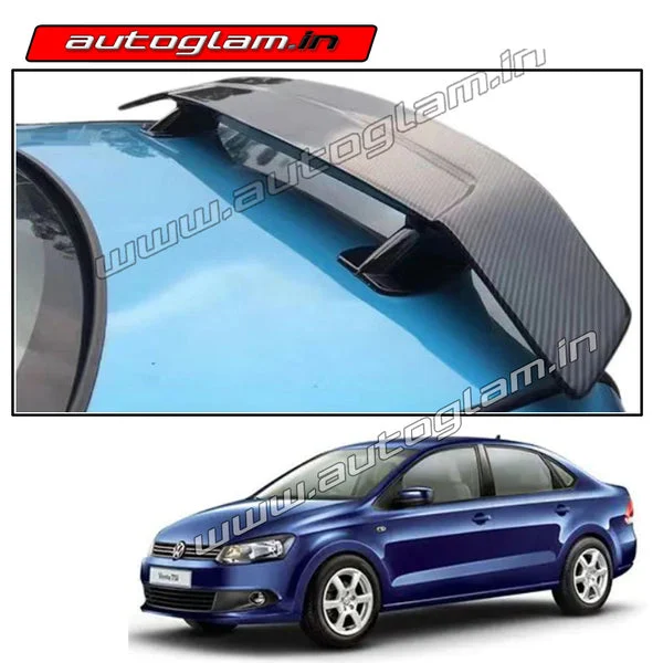 Volkswagen Vento 2010-2014 Carbon Fiber Lip Spoiler | AGVV987LS