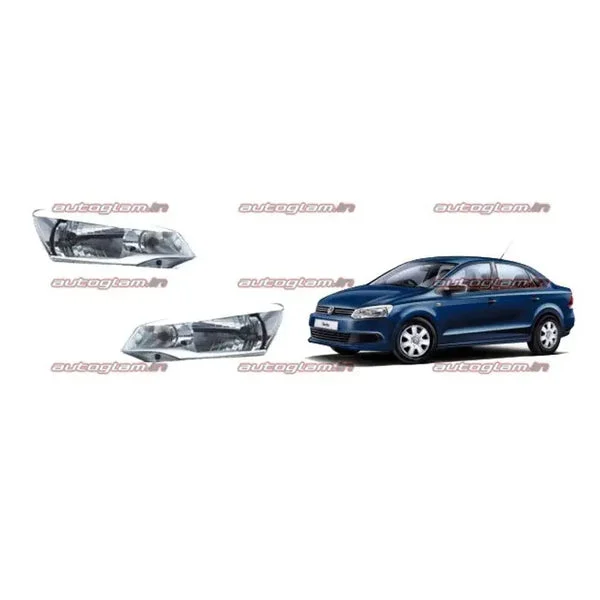 VOLKSWAGEN VENTO CAR HEADLIGHT ASSEMBLY - SET of 2 (Right and Left) | AG400HA