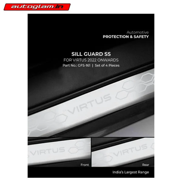 VOLKSWAGEN VIRTUS 2022 ONWARDS DOOR SILL PLATE | AGVW544SP