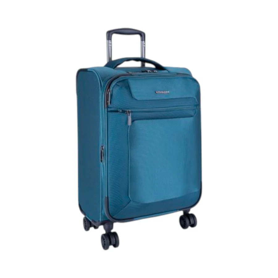 Voyager Istria Medium 4 Wheel Trolley Case – Blue