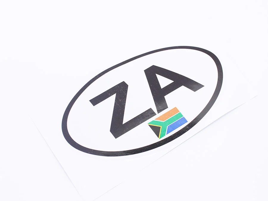ZA Tourist Vinyl Vehicle Sticker (150mm)
