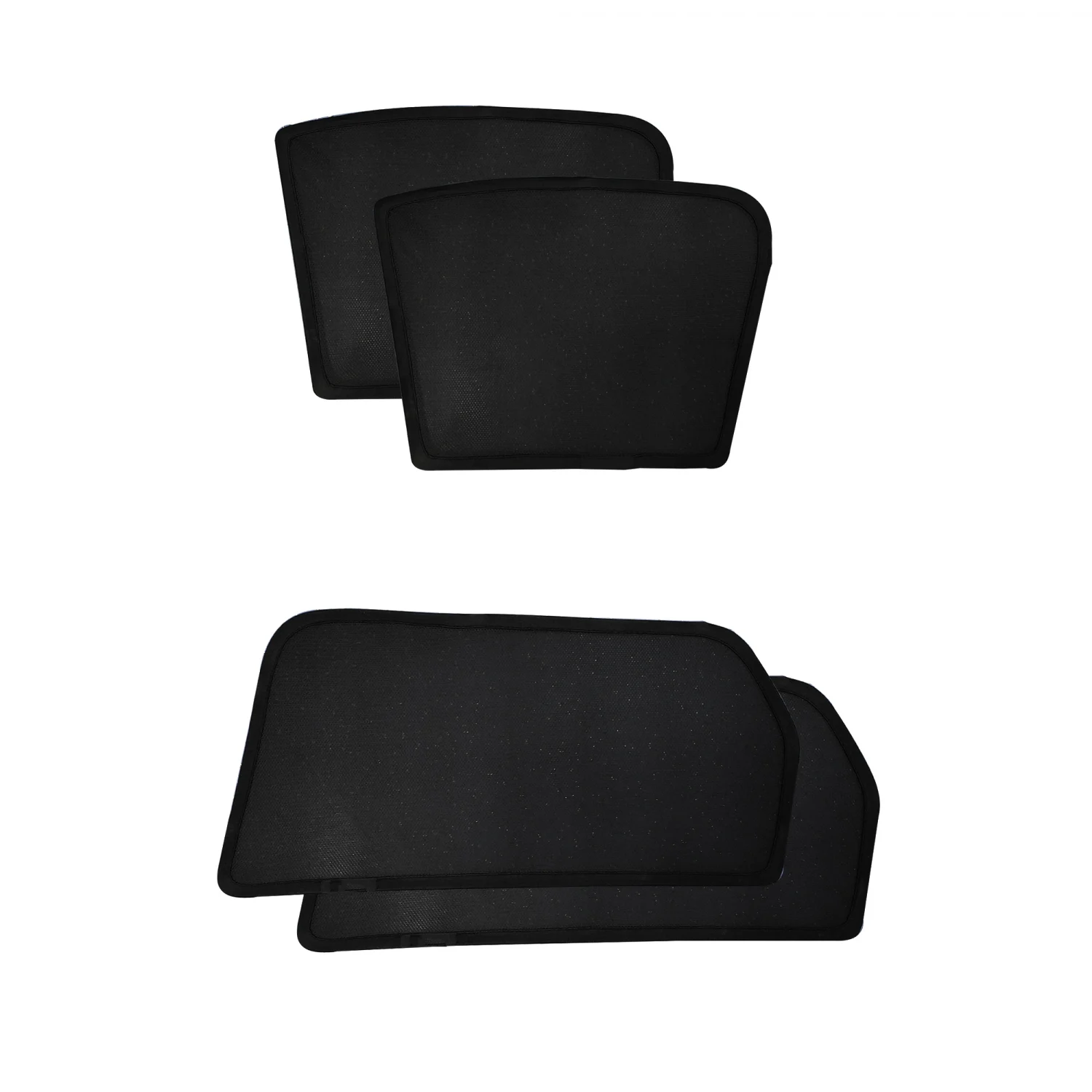 Zed Black Magnetic Half Window Sun Shades for Kia Syros 2025 Onwards
